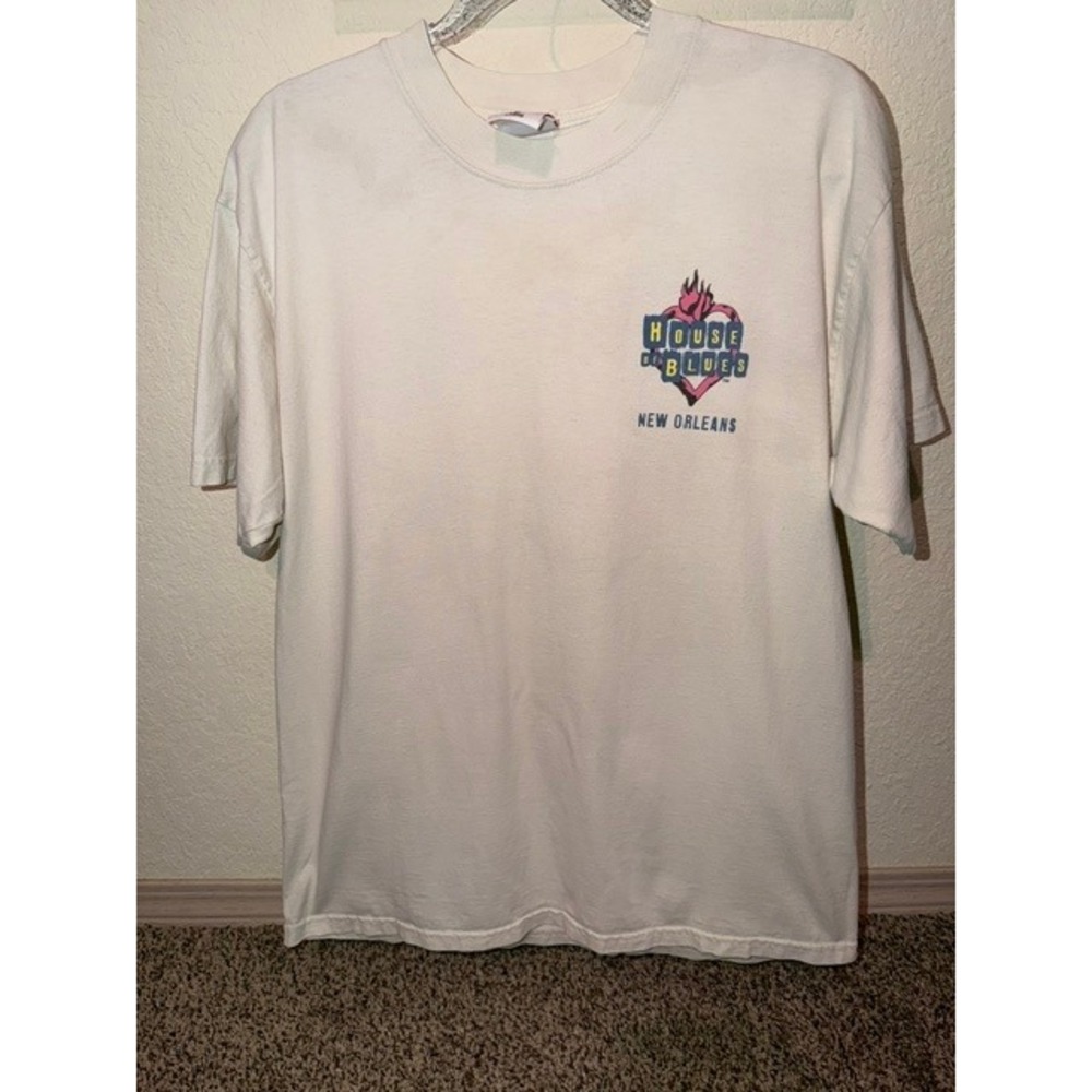 Vintage House of Blues New Orleans Blues Brothers Graphic T-Shirt Mens Large L